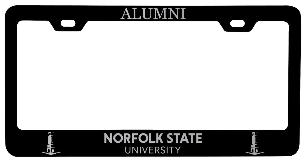 Norfolk State University Alumni Engraved Metal License Plate Frame