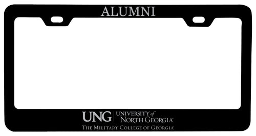 North Georgia Nighthawks Alumni Engraved Metal License Plate Frame Black Officially Licensed