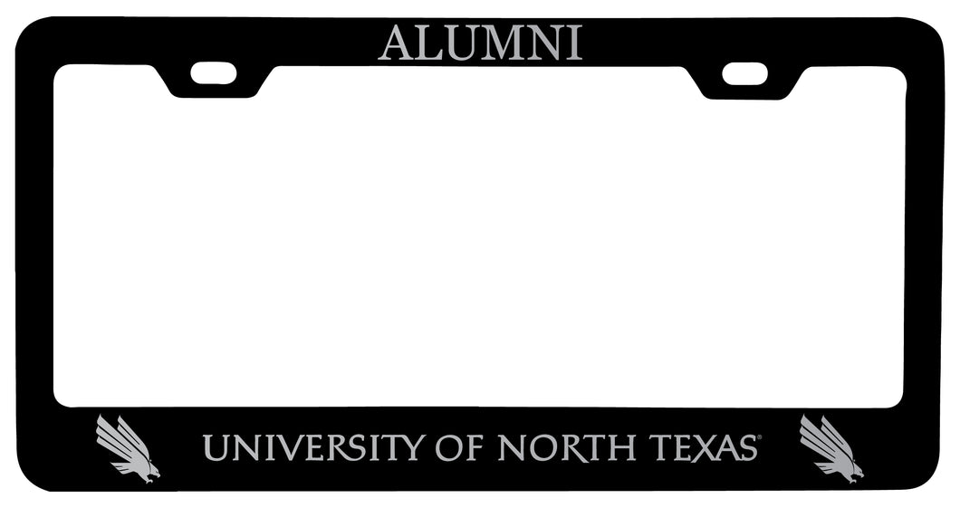 North Texas Alumni Engraved Metal License Plate Frame