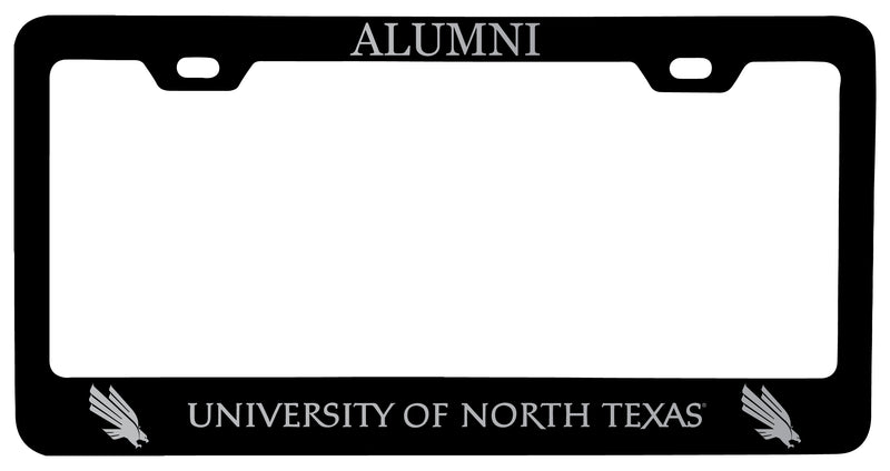 North Texas Alumni Engraved Metal License Plate Frame