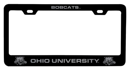 Ohio University Engraved Metal License Plate Frame Black Officially Licensed Collegiate Product Black