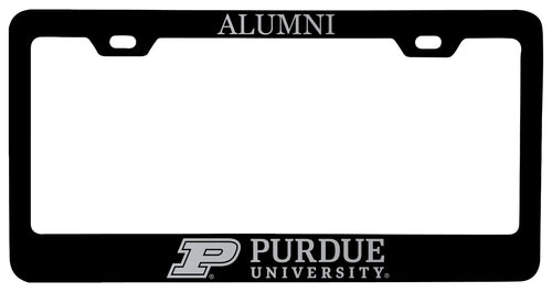 Purdue Boilermakers Alumni Engraved Metal License Plate Frame Black Officially Licensed