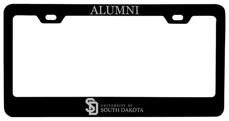 South Dakota Coyotes Alumni Engraved Metal License Plate Frame