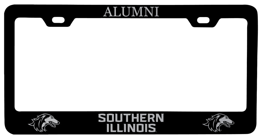 Southern Illinois Salukis Alumni Engraved Metal License Plate Frame