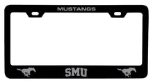 Load image into Gallery viewer, Southern Methodist University NCAA Laser-Engraved Metal License Plate Frame - Choose Black or White Color
