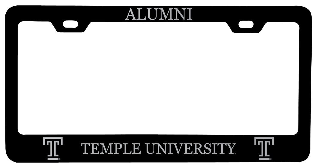 Temple University Alumni Engraved Metal License Plate Frame