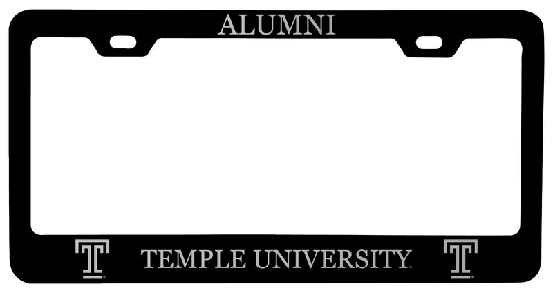 Temple University Alumni Engraved Metal License Plate Frame