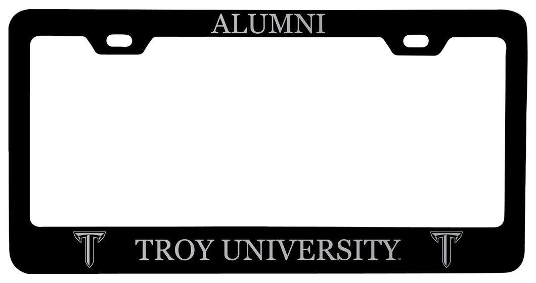Troy University Alumni Engraved Metal License Plate Frame