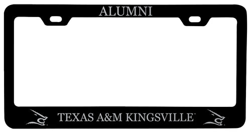 Texas A&M Kingsville Javelinas Alumni Engraved Metal License Plate Frame Black Officially Licensed