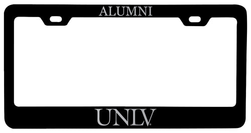 UNLV Rebels Alumni Engraved Metal License Plate Frame Black Officially Licensed  