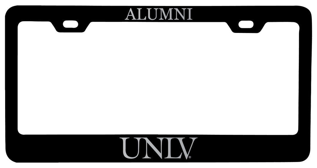 UNLV Rebels Alumni Engraved Metal License Plate Frame Black Officially Licensed  