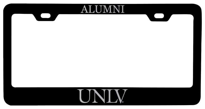 UNLV Rebels Alumni Engraved Metal License Plate Frame Black Officially Licensed  