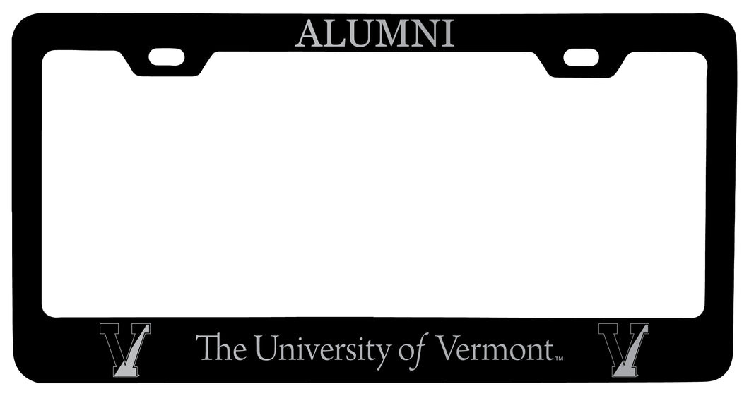 Vermont Catamounts Alumni Engraved Metal License Plate Frame