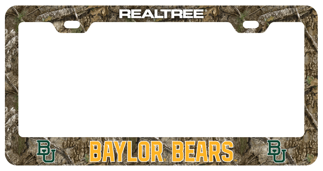 Baylor Bears Officially Licensed Realtree Camo License Plate Frame 
