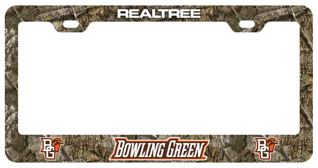 Bowling Green Falcons Officially Licensed Realtree Camo License Plate Frame 