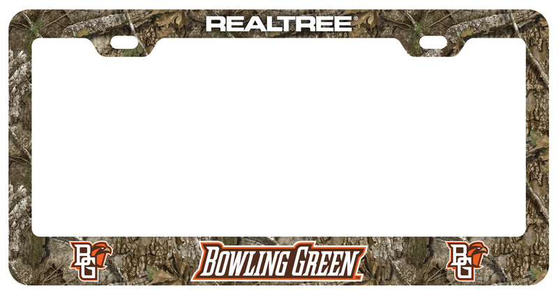 Bowling Green Falcons Officially Licensed Realtree Camo License Plate Frame 