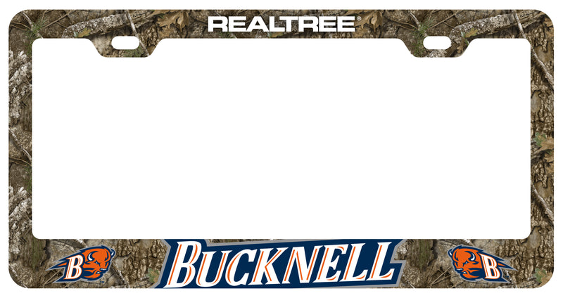 Bucknell University Offic. Lic. Realtree Camo License Plate Frame