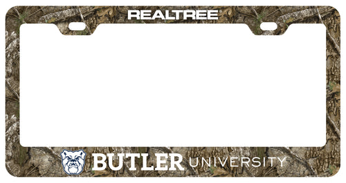 Butler Bulldogs Officially Licensed Realtree Camo License Plate Frame 