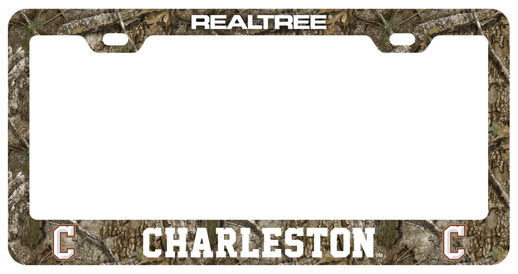 College of Charleston Officially Licensed Realtree Camo License Plate Frame 