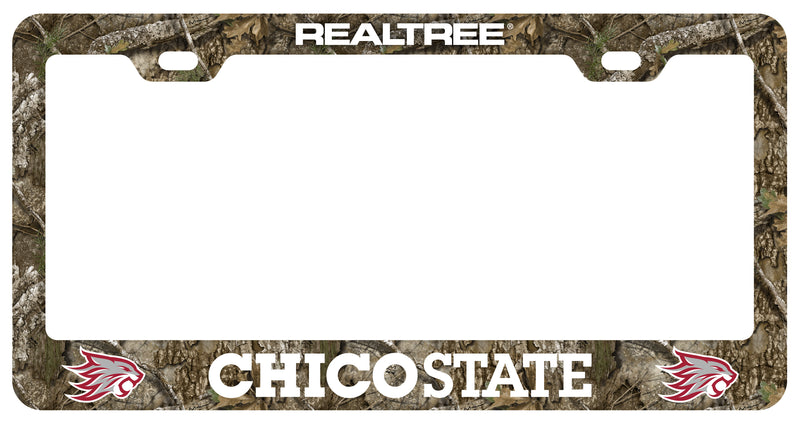 California State University, Chico Officially Licensed Realtree Camo License Plate Frame 