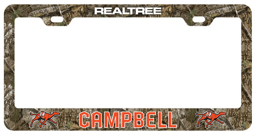 Campbell University Fighting Camels Officially Licensed Realtree Camo License Plate Frame 