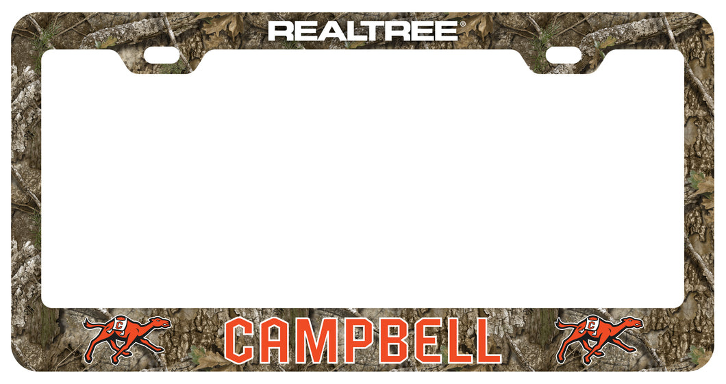 Campbell University Fighting Camels Officially Licensed Realtree Camo License Plate Frame 