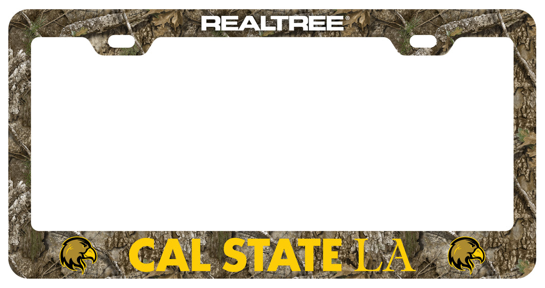 California State University Los Angeles Officially Licensed Realtree Camo License Plate Frame 