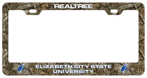 Elizabeth City State University Officially Licensed Realtree Camo License Plate Frame 