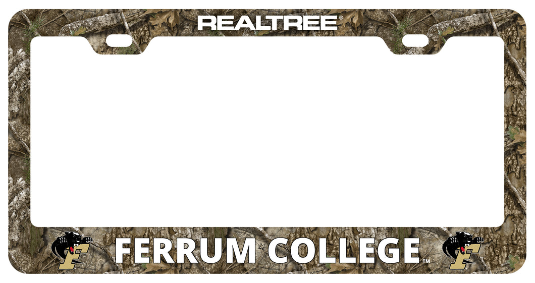 Ferrum College Officially Licensed Realtree Camo License Plate Frame 