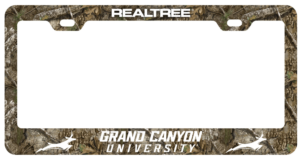 Grand Canyon University Lopes Officially Licensed Realtree Camo License Plate Frame 
