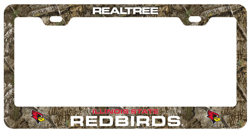 Illinois State Redbirds Officially Licensed Realtree Camo License Plate Frame 