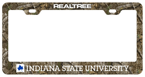 Indiana State University Officially Licensed Realtree Camo License Plate Frame 