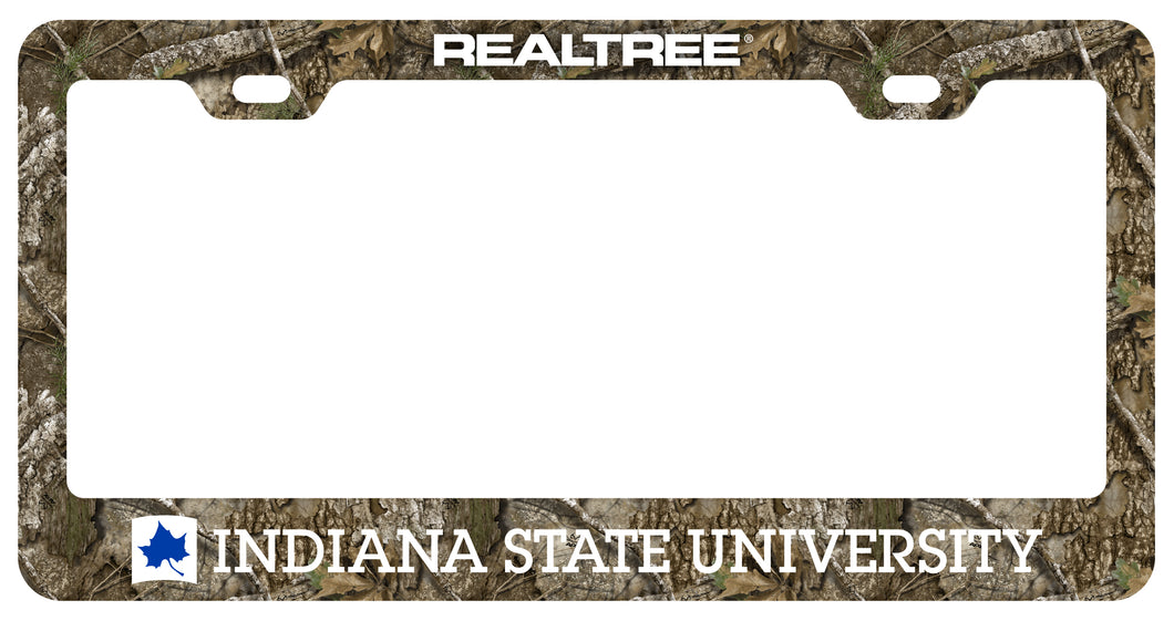 Indiana State University Officially Licensed Realtree Camo License Plate Frame 