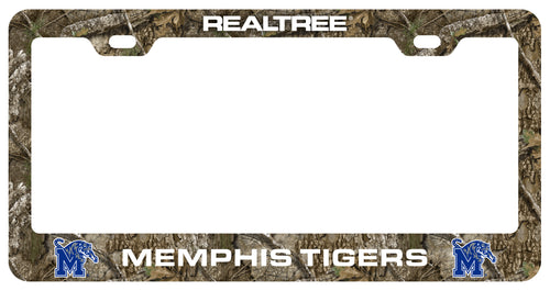 Memphis Tigers Officially Licensed Realtree Camo License Plate Frame 