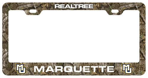 Marquette Golden Eagles Officially Licensed Realtree Camo License Plate Frame 