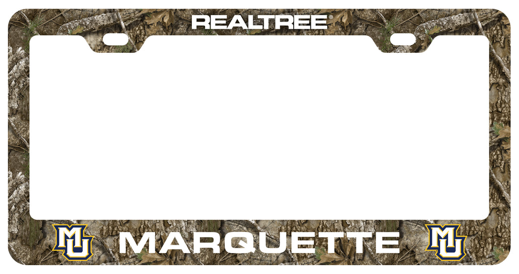 Marquette Golden Eagles Officially Licensed Realtree Camo License Plate Frame 