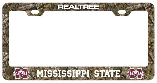 Mississippi State Bulldogs Officially Licensed Realtree Camo License Plate Frame 