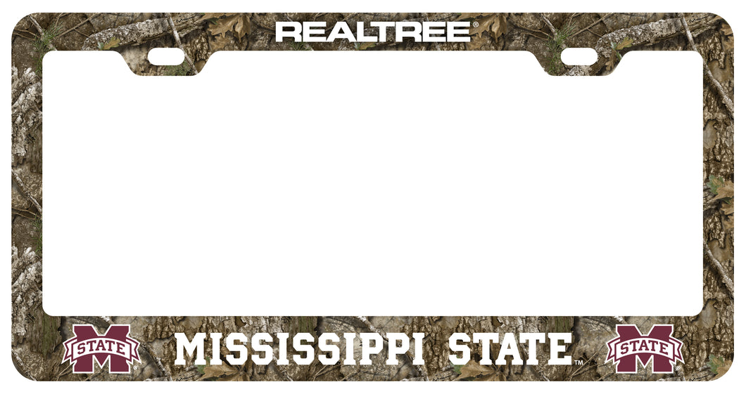 Mississippi State Bulldogs Officially Licensed Realtree Camo License Plate Frame 