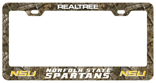 Norfolk State University Officially Licensed Realtree Camo License Plate Frame 
