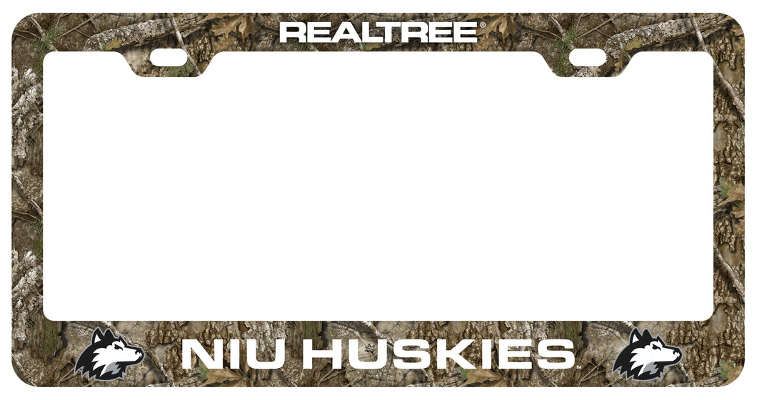 Northern Illinois Huskies Officially Licensed Realtree Camo License Plate Frame 