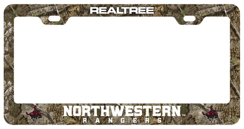 Northwestern Oklahoma State University Officially Licensed Realtree Camo License Plate Frame 
