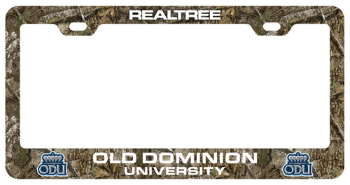 Old Dominion Monarchs Officially Licensed Realtree Camo License Plate Frame 