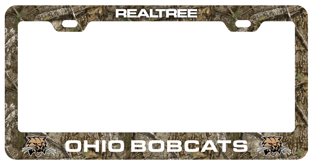 Ohio University Officially Licensed Realtree Camo License Plate Frame 