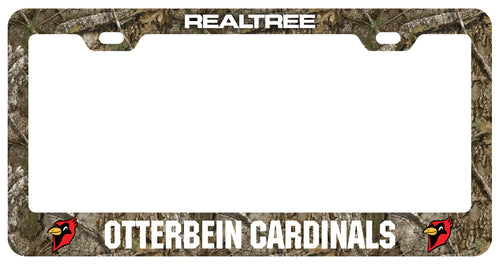 Otterbein University Officially Licensed Realtree Camo License Plate Frame 