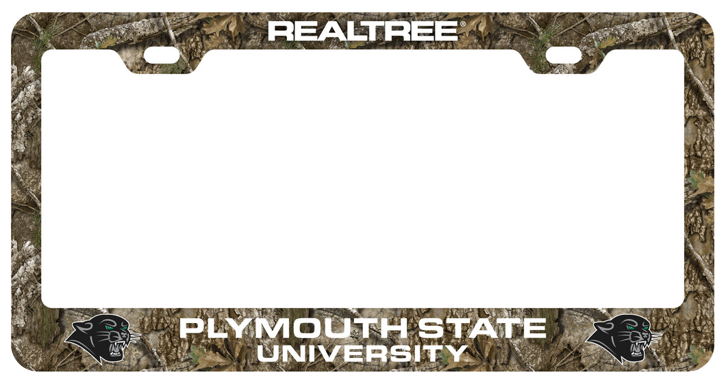 Plymouth State University Officially Licensed Realtree Camo License Plate Frame 