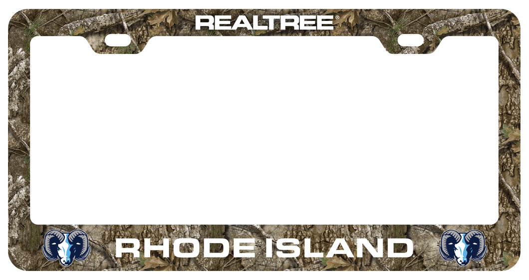 Rhode Island University Officially Licensed Realtree Camo License Plate Frame 