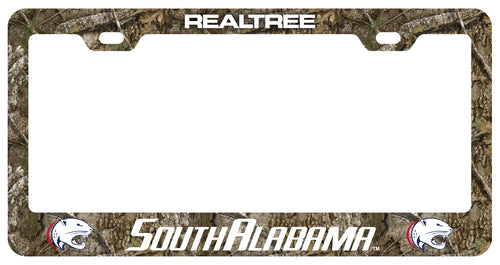 University of South Alabama Officially Licensed Realtree Camo License Plate Frame 