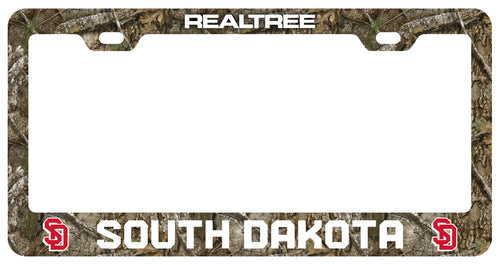 South Dakota Coyotes Officially Licensed Realtree Camo License Plate Frame 