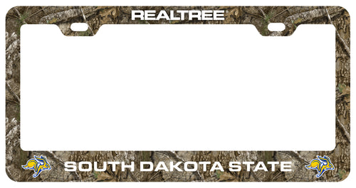 South Dakota State Jackrabbits Officially Licensed Realtree Camo License Plate Frame 