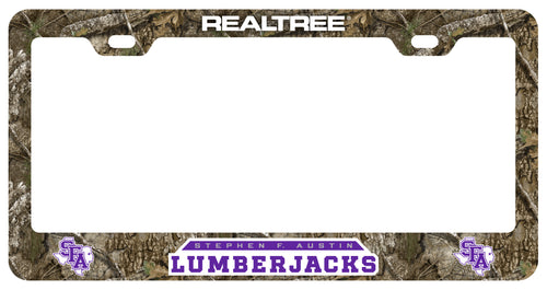 Stephen F. Austin State University Officially Licensed Realtree Camo License Plate Frame 
